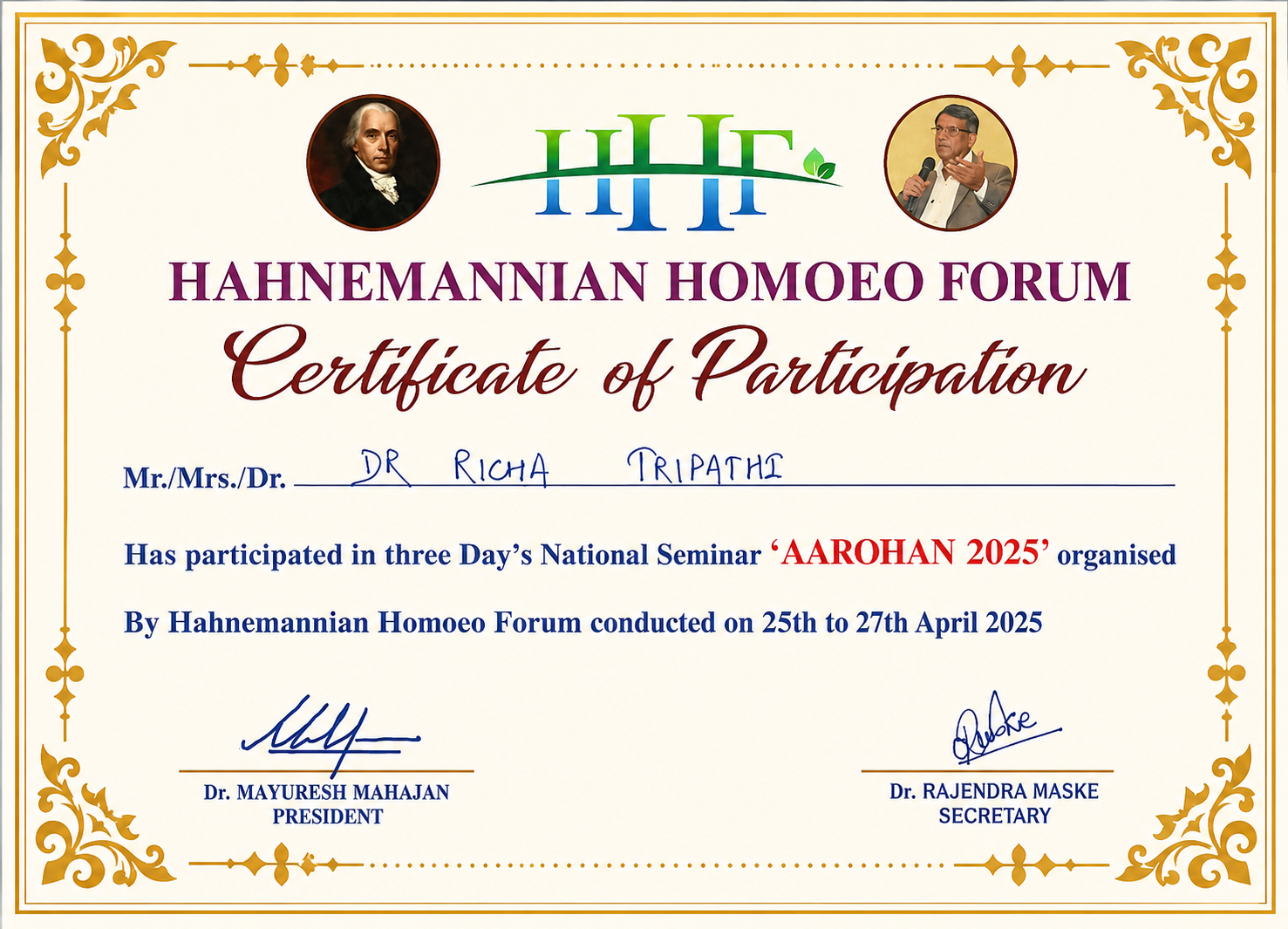 Award Certificate 2