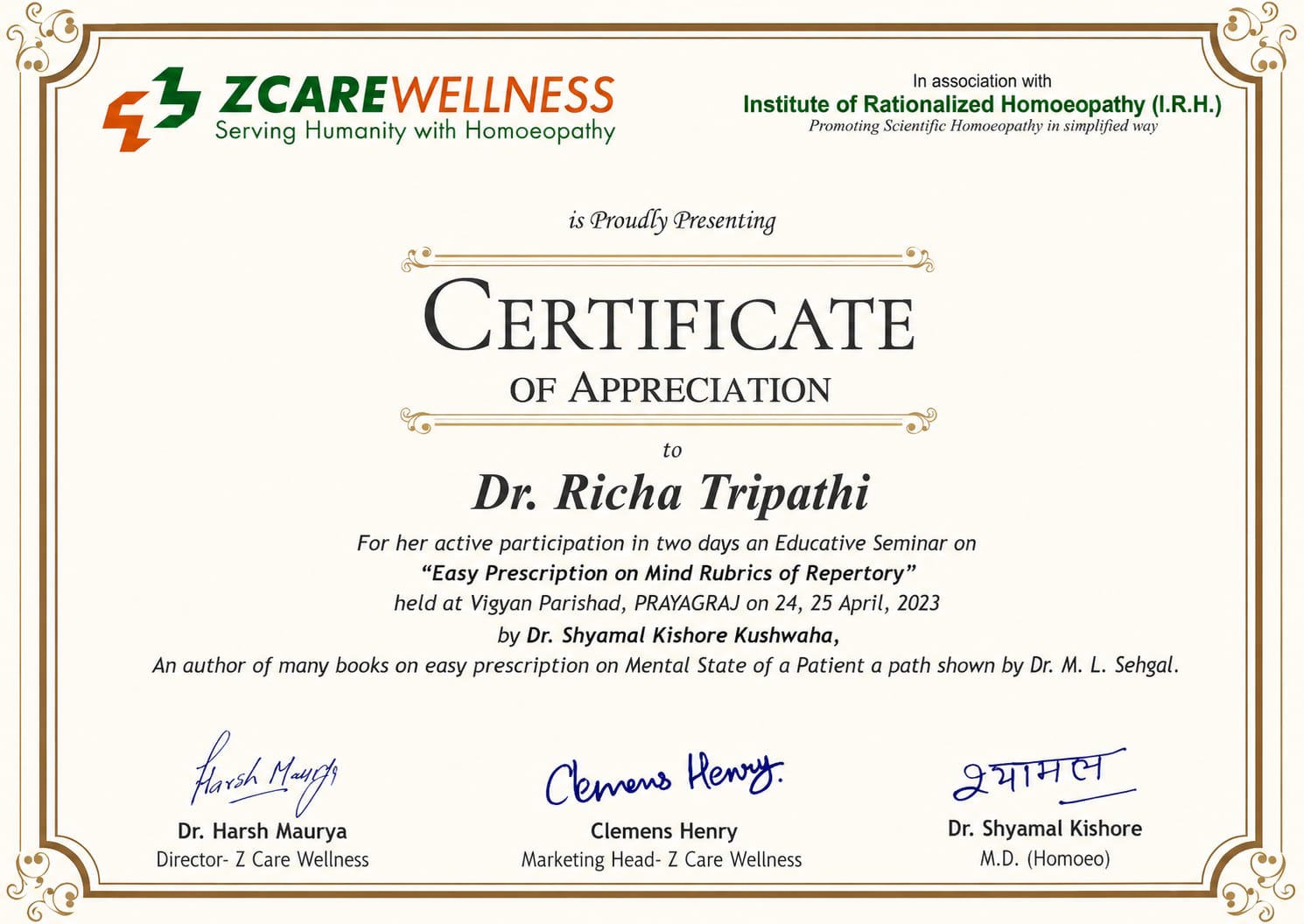 Certification 2